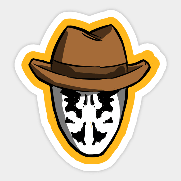 Rorschach Sticker by BRed_BT